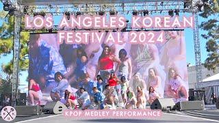 [LA Korean Festival 2024] MANIAC + STICKY + THE BOYS + ABCD KPOP Mix | Performance by Team B.U.K