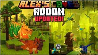 ALEX'S MOBS ADDON (updated) BEDROCK | MINECRAFT PE +1.21 #addons