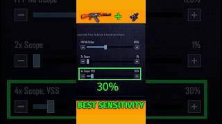 AKM + 4X Zero Recoil Sensitivity | Best 4x scope no Recoil Gyroscope Sensitivity