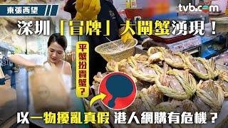 東張西望｜深圳「冒牌」大閘蟹湧現！ 一物亂真假 東張主持親測網購 結果驚人