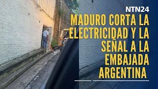 Maduro corta la electricidad y señal a la Embajada argentina en Caracas