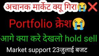 aaj market kyu gira | why nifty crash today ? || What is the reason of stock market down ,