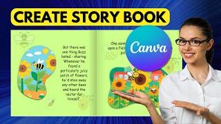 How to create story book for kids using canva and Free AI Tool