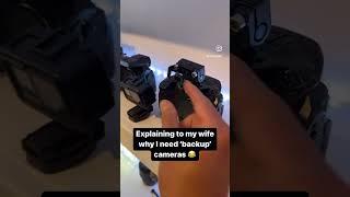 Explaining to my wife why I need all my cameras!