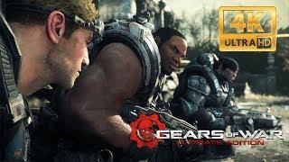 GEARS OF WAR: ULTIMATE EDITION 4K All Cutscenes (Game Movie) Ultra HD