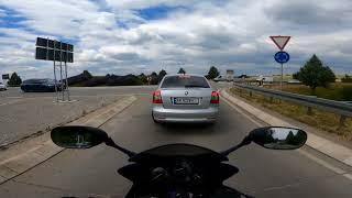 Yamaha Fazer 600 95hp vs Skoda Octavia 1.8T Stage 3 280hp Покатухи