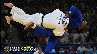 France's Teddy Riner wins record FOURTH Olympic judo gold | Paris Olympics | NBC Sports