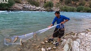 Fresh fish from the river, nomadic life with raz | Part 2
