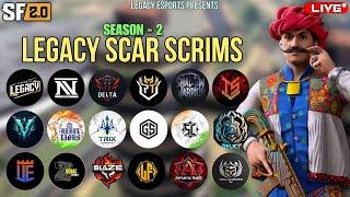 LEGACY SCAR SCRIMS SEASON 2 ● DAY 2 ● SCARFALL 2.0 SCRIMS