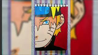 Anime Character painting| acrylic colour| by Abhinaba.