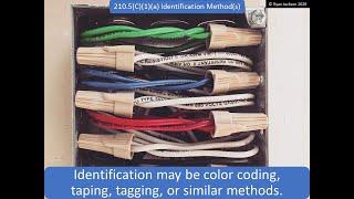 210.5 of the 2020 National Electrical Code (identification of branch circuits).