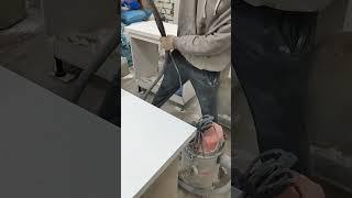 шлифовка столешницы из искусственного камня