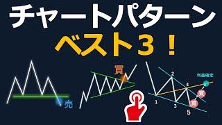 【たった3つ覚えるだけ！】FXの鉄板チャートパターンベスト3