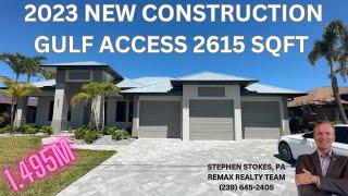 2023 NEW CONSTRUCTION GULF ACCESS | SW CAPE CORAL, FL