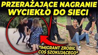 SZOKUJĄCE ZACHOWANIE IMIGRANTA W PARKU!