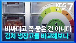 김장철 ‘성큼’…“김치냉장고, 용량·전기 요금 따져 고르세요” / KBS  2023.10.31.