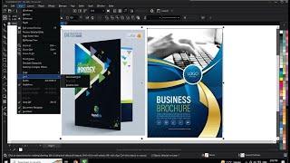 Corporate Flyer Design l colourful abstract template l CorelDRAW