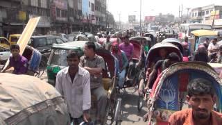 Dhaka, Bangladesh in HD by electric rickshaw