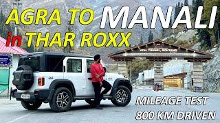 THAR ROXX KO LEKAR CHAL DIYE LADAKH | THAR ROXX MILEAGE TEST 500KM | BAHOT DIKKAT HAI YAAR ROXX ME