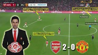 Mikel Arteta - The New Tactical Genius | Arsenal vs Man United 2-0 | Tactical Analysis