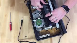 Help! My VHS Player Ate My Tape: Time lapse of Breaking Into a VCR and Removing a Tape Without Harm