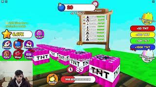 I Got 999999 TNT in 1 TNT Every Second - Roblox