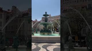 Rossio Square - Lisbon, Portugal. #shorts #lisbon #portugal