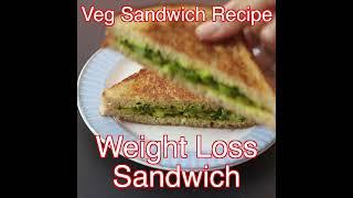 Healthy Palak Sandwich Recipe #shorts