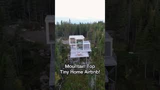 Modern Mountain Top Tiny Home Chalet! (60 Second Airbnb Tour)