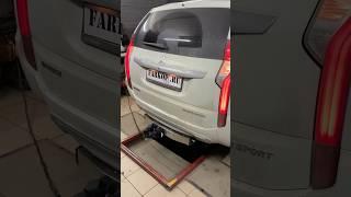 Фаркоп на Mitsubishi Pajero Sport 2017 г.в. с быстросъемным шаром и блок согласования Flash-FA.