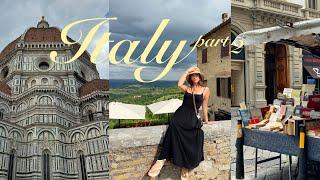 10 days in Italy (part 2): shopping in florence (leather haul!) & pizza nights