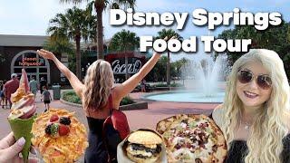 DISNEY SPRINGS FOOD TOUR  Walt Disney World vlog 2024