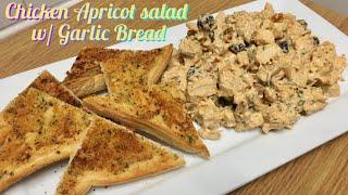 MOROCCAN INSPIRED CHICKEN SALAD & GARLIC TOAST | 2021 Recipes BY FOODPLUS