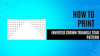 Learn to Code a Inverted Crown Star Pattern in Java - Step-by-Step Tutorial