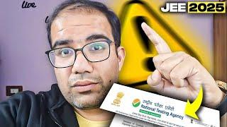 JEE 2025 NTA URGENT Update | Shocking Cutoffs | Expected Marks Vs Percentile | Vinay Shur Sir