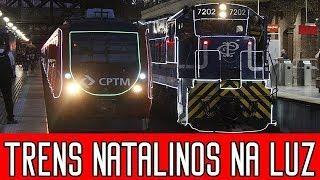 CPTM | Trens natalinos na Estação Luz: 9000 e Quintella