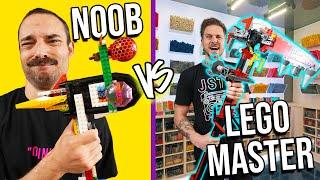 LEGO WEAPON BUDGET CHALLENGE! *Noob vs Pro*