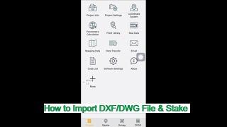 CAD File Import & Stake in Satlab Rover || DXF, DWG