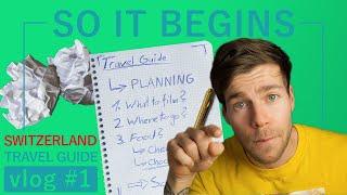 How I Prepare a TRAVEL GUIDE - Vlog #1 Of My Switzerland Travel Guide Series