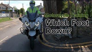 Which Foot Down? Motorcycle Training