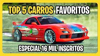 [ATUALIZADO] NEED FOR SPEED HEAT - TOP 5 MEUS CARROS FAVORITOS (ESPECIAL 16K)