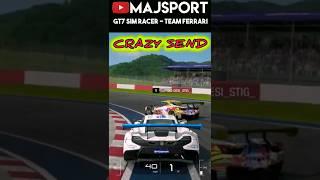 CRAZY SEND #gt7 #ps5 #mclaren #ferrari #crash #majsport