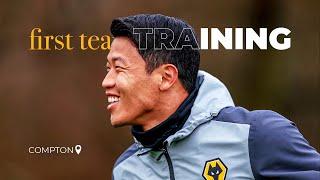 Hwang back and Noha Lemina scores two stunners! | Wolves first-team training ahead of Spurs trip