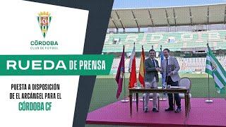 Acto de puesta a disposición del estadio El Arcángel para el Córdoba CF