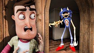 Sonic.EYX is INSIDE My House in Garry's Mod?! (Gmod Hide and Seek)