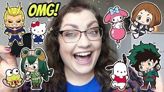 I NEED THEM ALL | My Hero Academia x Hello Kitty and Friends Collectible Pins: BLIND UNBOXING!!!