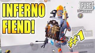 INFERNO FIEND X SUIT DOMINATING THE BATTLEFIELD OF PUBG MOBILE