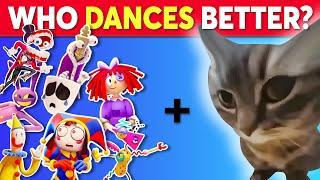 Who DANCES Better?  The Amazing Digital Circus, Chipi Chipi Chapa Chapa Edition