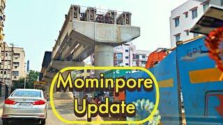 Mominpore Metro Construction Update Through Car | Kolkata Metro Purple Line #kolkatametro #metro