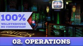 Bioshock 2: Minerva's Den Walkthrough (Hard, No Damage, All Collectibles) 02 OPERATIONS